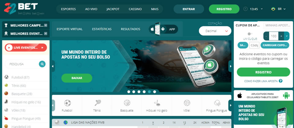 blogsjocjymmd 112bet365.comhttps 26bet com As probabilidades na plataforma de apostas desportivas estão entre as melhores do mercado, com probabilidades disponíveis em vários mercados e não apenas nos jogos principais como estamos habituados. Essas odds têm retorno de 96% em mercados preferidos pelos brasileiros, como o futebol.